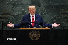 Tổng thống Mỹ Donald Trump. (Nguồn: THX/TTXVN)