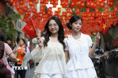 Trong ngày Quốc khánh 2/9, thời tiết ở Hà Nội, sáng có mưa, mưa rào, sau không mưa. (Ảnh: Lê Đông/TTXVN)