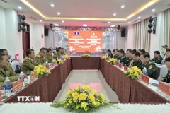 Toàn cảnh buổi hội đàm. (Nguồn: TTXVN phát)