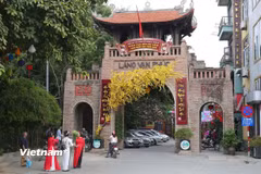 Làng lụa Vạn Phúc - điểm đến du lịch nổi tiếng của Thủ đô. (Nguồn: Vietnam+)