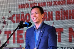 Ông Nguyễn Bá Tân, đại diện Đại sứ quán Việt Nam tại Malaysia, phát biểu. (Ảnh: Viên Luyến/TTXVN)