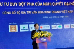 Phó Thủ tướng Chính phủ Mai Văn Chính phát biểu tại sự kiện. (Ảnh: Phương Lan/TTXVN)