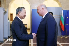 Tổng Bí thư Tô Lâm hội kiến Thủ tướng Bulgaria Rosen Zhelyazkov. (Ảnh: Thống Nhất/TTXVN)