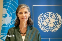 Bà Ramla Khalidi, Trưởng Đại diện Đại diện thường trú của Chương trình Phát triển của Liên hợp quốc (UNDP) tại Việt Nam. (Nguồn: TTXVN phát)