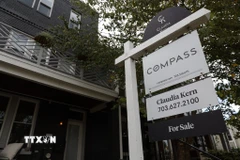 Một ngôi nhà được rao bán tại Washington, DC, Mỹ. (Ảnh: THX/TTXVN)