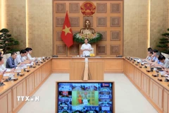 Phó Thủ tướng Bùi Thanh Sơn phát biểu. (Ảnh: An Đăng/TTXVN)