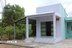 Một căn nhà trong chương trình xóa nhà tạm. (Nguồn: TTXVN)