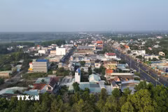Một góc phường Đồng Phú, thành phố Đồng Nai. (Ảnh: Đậu Tất Thành/TTXVN)
