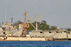 Các tàu tuần tra bờ biển Cuba cập cảng Havana vào ngày 25/2. (Nguồn: AFP/Getty Images)