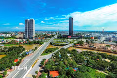 Một góc thành phố Hải Phòng. (Nguồn: TTXVN phát)