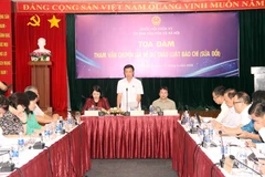 Quang cảnh tọa đàm. (Ảnh: Xuân Khu/TTXVN)