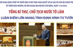 Chỉ đạo quan trọng Tổng Bí thư, Chủ tịch nước về triển khai đường lối đối ngoại