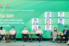 Tọa đàm “Hành động chống ô nhiễm không khí và giảm phát thải khí nhà kính” diễn ra trong khuôn khổ Diễn đàn quốc gia về Môi trường và Khí hậu 2026. (Nguồn: Vietnam+)
