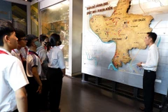 Di tích Ngã tư Rạch Kiến, nơi giáo dục truyền thống cách mạng cho các thế hệ mai sau. (Ảnh: Đức Hạnh/TTXVN)