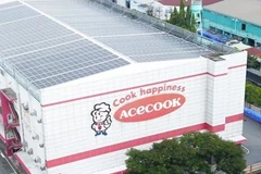 Hệ thống điện Mặt Trời áp mái được sử dụng cho các hoạt động sản xuất và tòa nhà văn phòng chính 5 tầng tại Khu công nghiệp Tân Bình (Thành phố Hồ Chí Minh) với hơn 400 cán bộ công nhân viên đang làm việc. (Nguồn: Vietnam+)