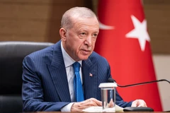Tổng thống Thổ Nhĩ Kỳ Recep Tayyip Erdogan. (Nguồn: AA/TTXVN)