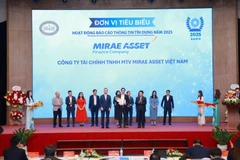 Tài chính Mirae Asset được vinh danh là một trong 24 tổ chức tín dụng xuất sắc, tiêu biểu trong hoạt động thông tin tín dụng năm 2025. (Nguồn: Vietnam+)