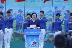 Phó Thủ tướng Chính phủ Phạm Thị Thanh Trà phát biểu tại Lễ khởi động. (Nguồn: Báo Tiền phong)