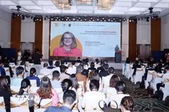 Quang cảnh phiên khai mạc diễn đàn. (Ảnh: Xuân Khu/TTXVN)