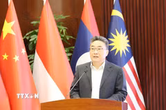 Tổng thư ký Trung tâm Trung Quốc-ASEAN Sử Trung Tuấn. (Ảnh: Công Tuyên/TTXVN)