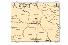 Bản đồ chấn tâm động đất. (Nguồn: Trung tâm Báo tin Động đất và Cảnh báo sóng thần)