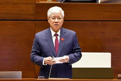 Chủ tịch Ủy ban Trung ương Mặt trận Tổ quốc Việt Nam Đỗ Văn Chiến. (Ảnh: Doãn Tấn/TTXVN)