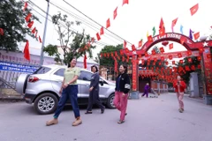 Xã Ô Diên (Hà Nội) sẵn sàng cho ngày bầu cử đại biểu Quốc hội khóa XVI và đại biểu Hội đồng Nhân dân các cấp nhiệm kỳ 2026-2031. (Ảnh: Văn Điệp/TTXVN)