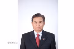 Đồng chí Saysomphone Phomvihane, Ủy viên Bộ Chính trị Trung ương Đảng, Chủ tịch Quốc hội nước Cộng hòa Dân chủ Nhân dân Lào. (Ảnh: TTXVN phát)