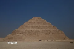 Kim tự tháp Saqqara ở Ai Cập. (Ảnh: Hoàng Nhật/TTXVN)