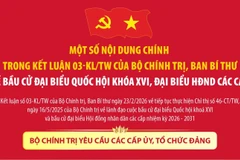 Kết luận 03-KL/TW của Bộ Chính trị, Ban Bí thư về lãnh đạo công tác bầu cử