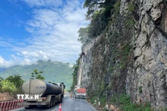 Đèo Thung Khe. (Ảnh: Vũ Hà/TTXVN)
