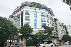 Trụ sở Công ty Cổ phần Tập đoàn Mỹ Hạnh tại 39 Nguyễn Quốc Trị, phường Trung Hoà, quận Cầu Giấy, thành phố Hà Nội. (Ảnh: Nguyễn Thắng/TTXVN)