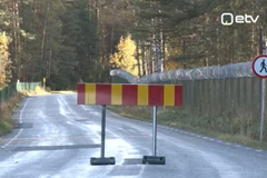 Lực lượng biên phòng Estonia thông báo đóng cửa tuyến đường đi qua khu vực Saatse Boot thuộc lãnh thổ Nga. (Nguồn: ERR)
