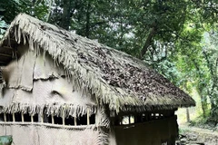 Lán Khuổi Nặm, nơi xuất bản tờ báo Việt Nam Độc lập. (Ảnh: TTXVN phát)