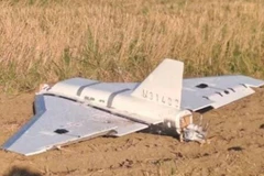 Một chiếc máy bay không người lái được tìm thấy gần Mnisków, Ba Lan. (Nguồn: lodz.se.pl)