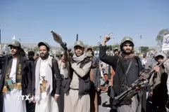 Lực lượng Houthi. (Nguồn: THX/TTXVN)