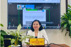 Bà Trịnh Thị Thu Hiền, Phó Cục trưởng Cục Xuất nhập khẩu (Bộ Công Thương). (Ảnh: TTXVN phát)