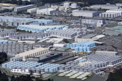 Nhà máy điện hạt nhân Fukushima Daiichi tại tỉnh Fukushima, Nhật Bản. (Ảnh: Kyodo/TTXVN)