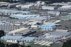 Nhà máy điện hạt nhân Fukushima Daiichi tại tỉnh Fukushima, Nhật Bản. (Ảnh: Kyodo/TTXVN)