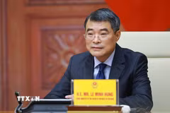 Chiều 15/4/2026, tại Trụ sở Chính phủ, Thủ tướng Lê Minh Hưng dự và phát biểu tại Hội nghị Thượng đỉnh trực tuyến Cộng đồng phát thải ròng bằng 0 châu Á (AZEC) mở rộng về tự chủ năng lượng, do Thủ tướng Nhật Bản Takaichi Sanae chủ trì. (Ảnh: Dương Giang/TTXVN)