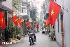 Một tổ dân phố ở phường Phủ Lý (Ninh Bình). (Ảnh: Nguyễn Chinh/TTXVN)