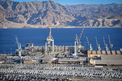 Cảng biển Eilat ở miền nam Israel. (Ảnh: TTXVN phát)