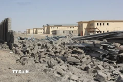 Đống đổ nát do giao tranh tại Kandahar, Afghanistan ngày 28/2/2026. (Nguồn: THX/TTXVN)