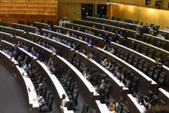 Quang cảnh phiên họp Hạ viện Thái Lan tại thủ đô Bangkok. (Ảnh: THX/TTXVN)