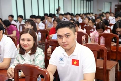 Em Đỗ Trung Kiên. (Ảnh: Đại Nghĩa/TTXVN)