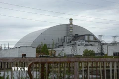 Lò phản ứng số 4 của nhà máy điện hạt nhân Chernobyl ở Ukraine. (Ảnh minh họa: Kyodo/TTXVN)