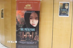 Pano giới thiệu bộ phim "Đào, phở và piano” của Việt Nam. (Ảnh: Mạnh Hùng/TTXVN)