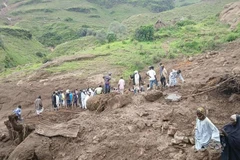 Vụ lở đất xảy ra tại Tarsin, một ngôi làng hẻo lánh nằm sâu trong vùng núi hiểm trở ở Jebel Marra. (Nguồn: AFP)