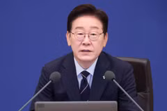 Tổng thống Hàn Quốc Lee Jae Myung phát biểu tại thủ đô Seoul. (Ảnh: Yonhap/TTXVN)