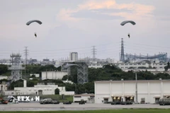 Căn cứ không quân của Mỹ ở Okinawa, Nhật Bản. (Nguồn: Kyodo/TTXVN)